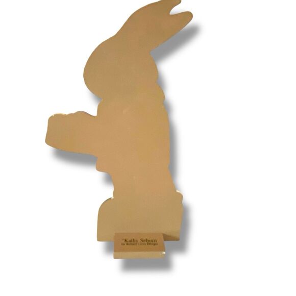 Bethany Lowe Designs Kathy Seburn Rabbit Bunny Egg Easter Spring Dummy Board - Picture 2 of 7